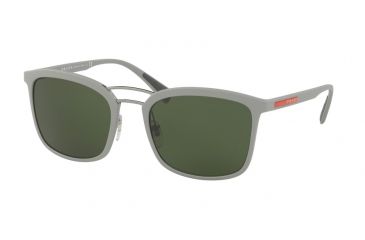 Image of Prada PS03SS Progressive Prescription Sunglasses PS03SS-VHH1I0-56 - Lens Diameter 56 mm, Frame Color Grey Rubber