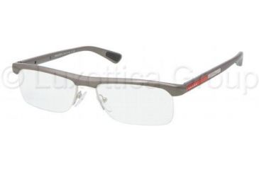 Image of Prada PS04CV Progressive Prescription Eyeglasses AAL1O1-5516 - Silver Frame