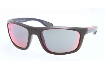 Image of Prada PS04PS Single Vision Prescription Sunglasses PS04PS-SL89Q1-62 - Lens Diameter 62 mm, Frame Color Bordeaux Demi Shiny