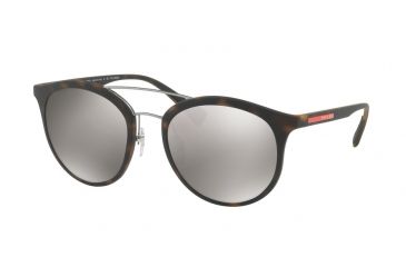 Image of Prada PS04RS Bifocal Prescription Sunglasses PS04RS-U615K0-54 - Lens Diameter 54 mm, Frame Color Havana Rubber