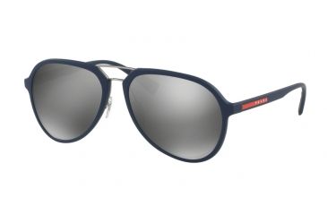 Image of Prada PS05RS Bifocal Prescription Sunglasses PS05RS-TFY7W1-58 - Lens Diameter 58 mm, Frame Color Blue Rubber
