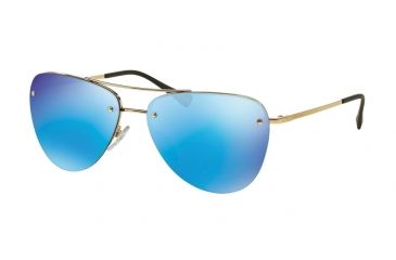Image of Prada PS53RS Bifocal Prescription Sunglasses PS53RS-ZVN5M2-57 - Lens Diameter 57 mm, Frame Color Pale Gold