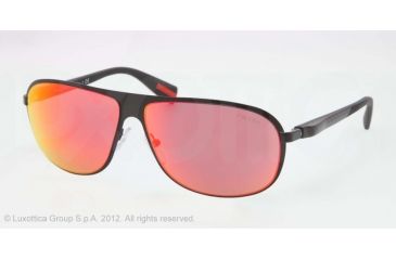 Image of Prada PS56OS Single Vision Prescription Sunglasses PS56OS-1BO6Y1-62 - Lens Diameter 62 mm, Lens Diameter 62 mm, Frame Color Black Demi Shiny