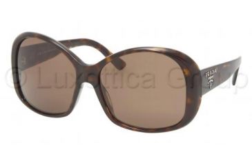 Image of Prada Sunglasses PR03MS 2AU8C1-5615 - Havana Frame, Brown Lenses, 56mm Lens Diameter
