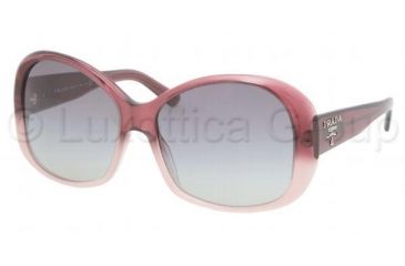 Image of Prada Sunglasses PR03MS ZYV3M1-5615 - Cherry Gradient Frame, Gray Gradient Lenses, 56mm Lens Diameter