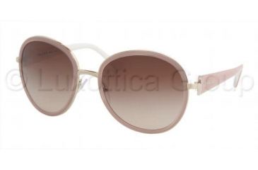 Image of Prada Sunglasses PR51NS ACX6S1-5720 - Pale Gold Frame, Brown Gradient Lenses, 57mm Lens Diameter