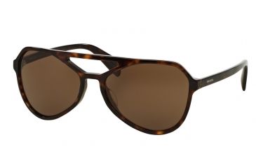 Image of Prada TYPE PR22RS Bifocal Prescription Sunglasses PR22RS-2AU8C1-58 - Lens Diameter 58 mm, Frame Color Havana