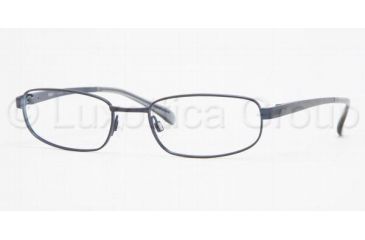Image of Puma Eyeglass Frames PU15218, Puma PU 15218 Eyeglasses Styles Navy Frame w/Non-Rx 51 mm Diameter Lenses