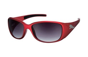 Image of Puma Trestles PU15013 Sunglass Styles Red Frame / Gradient Grey Lens