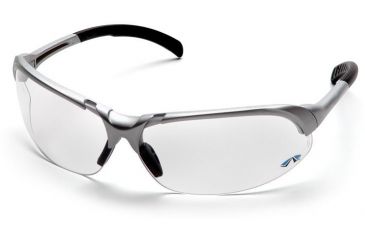 Image of Pyramex Accurist Safety Glasses - Clear Lens, Silver Frame SSV4710D
