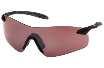 Image of Pyramex Intrepid II Eye Protection Vermillion Lens Black Frame