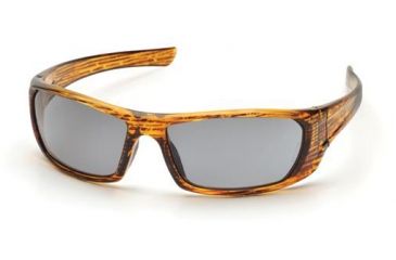 Image of Pyramex Outlander Safety Glasses, Caramel Mixed Frame/Gray Lens SCM8020D
