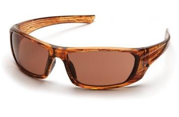 Image of Pyramex Outlander Safety Glasses, Caramel Mixed Frame/Sandstone Bronze Lens SCM8018D