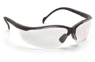 Image of Pyramex Rendezvous Ducks Unlimited Shooting Glasses - Clear Lens, Black Frame DUSB2810ST