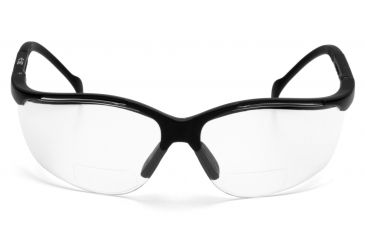 Image of Pyramex V2 Readers Glasses - Clear + 1.5 Lens, Black Frame SB1810R15
