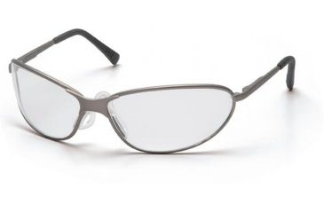 Image of Pyramex Zone II Metal Safety Glasses - Clear Lens, Gun Metal Frame SGM3310E