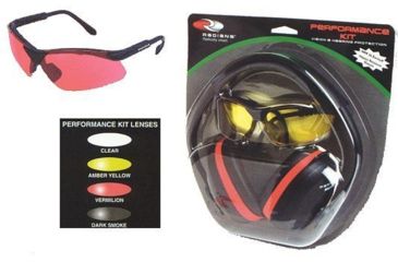 Image of Radians 5 Position Glasses &amp; Earmuffs w/Adjustable Headband SLVR0140