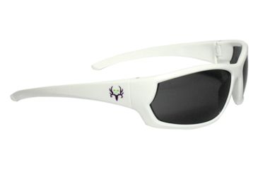 Image of Radians Bone Collector Covey Shooting Glasses Smoke Lens/White Frame