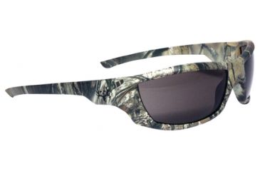 Image of Radians Bone Collector Retriever Shooting Glasses Smoke Lens/Realtree Camouflage Frame