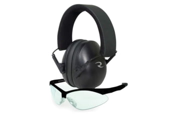 Image of Radians LS0100CKCS G4 Junior Shooting Glasses Clear Lens Black Frame Includes Lo
