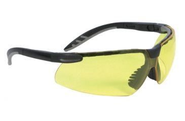 Image of Radians Origin Shooting Glasses Amber Lens Black Frame