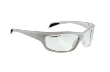 Image of Radians S&amp;W SW103 Performance Eyewear Clear Lens Gloss White Frame