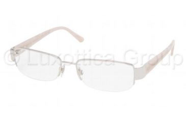 Image of Ralph Lauren RL5034 SV Prescription Eyeglasses, Shiny Silver Frame / 52 mm Prescription Lenses, 9001 5216