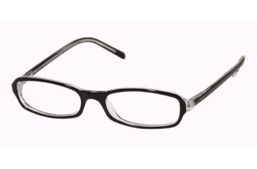Image of Ralph Lauren RL6017 Progressive Eyeglasses - Black - Transparent Frame / 49 mm Prescription Lenses, 5011-4916