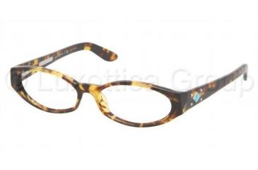 Image of Ralph Lauren RL 6052B Eyeglasses Styles - Antique Tortoise Frame w/Non-Rx 50 mm Diameter Lenses, 5134-5014
