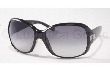 Image of Ralph Lauren RL8001 SV Prescription Sunglasses, Black Frame / 61 mm Prescription Lenses, 50018G-6115