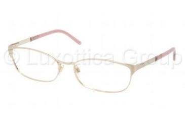 Image of Ralph Lauren RL5071 Bifocal Prescription Eyeglasses 9170-5316 - Pale Shiny Gold Frame