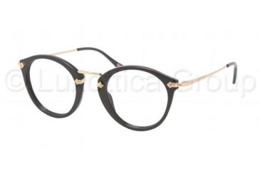 Image of Ralph Lauren RL6094 Single Vision Prescription Eyeglasses 5001-4523 - Black Frame