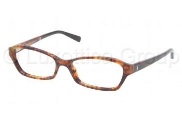 Image of Ralph Lauren RL6097 Progressive Prescription Eyeglasses 5386-5216 - JL Havana Frame, Demo Lens Lenses