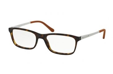 Image of Ralph Lauren RL6134 Single Vision Prescription Eyeglasses 5003-53 - Dark Havana Frame