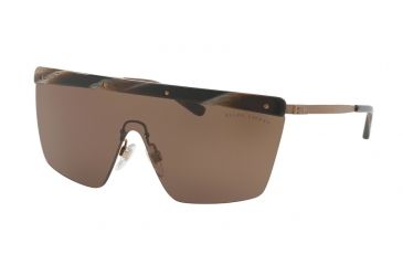 Image of Ralph Lauren RL7056 Sunglasses 933173-40 - Matte Bronze Frame, Brown Lenses