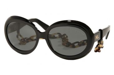 Image of Ralph Lauren Prescription Sunglasses RL8026, Select Frame Color / Lens Diameter Black Frame / 59 mm Prescription Lenses
