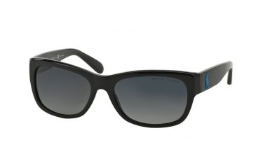 Image of Ralph Lauren RL8106 Single Vision Prescription Sunglasses RL8106-5001T3-56 - Lens Diameter 56 mm, Lens Diameter 56 mm, Frame Color Black