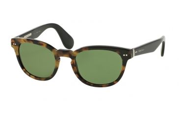 Image of Ralph Lauren RL8130P Progressive Prescription Sunglasses RL8130P-525452-50 - Lens Diameter 50 mm, Frame Color Havana Spotty On Black