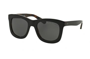 Image of Ralph Lauren RL8137 Progressive Prescription Sunglasses RL8137-526087-51 - Lens Diameter 51 mm, Frame Color Top Black/jerry Tortoise