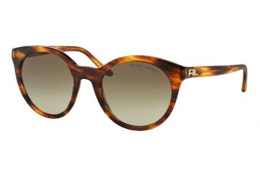 Image of Ralph Lauren RL8138 Single Vision Prescription Sunglasses RL8138-50078E-54 - Lens Diameter 54 mm, Frame Color Striped Havana