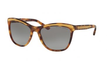 Image of Ralph Lauren RL8150 Sunglasses 561511-56 - Gold Havana Frame, Gradient Grey Lenses