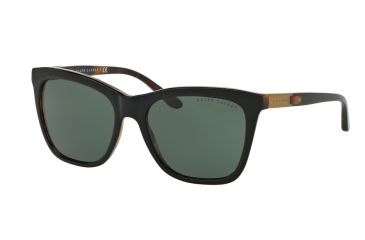 Image of Ralph Lauren RL8151Q Single Vision Prescription Sunglasses RL8151Q-526071-55 - Lens Diameter 55 mm, Frame Color Top Black/havana Jl