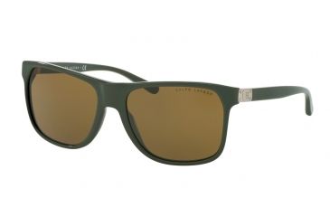 Image of Ralph Lauren RL8152 Sunglasses 557073-59 - Solid Olive Frame, Olive Lenses