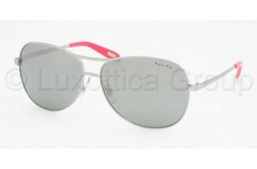 Image of Ralph RA 4069 Sunglasses Styles - Light Silver Gray Silver Mirror Frame, 102-6G-5813