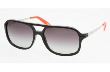 Image of Ralph RA 5125 Sunglasses Styles - Black Frame, Gray Gradient Lenses, 501-11-5616