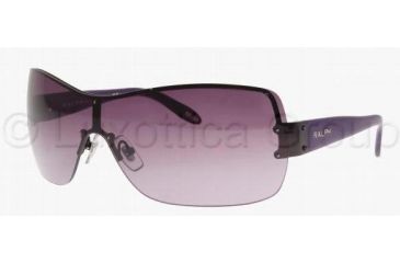 Image of Ralph RA4085 Sunglasses 107/8D-0138 - Black Frame, Pink Gradient Lenses