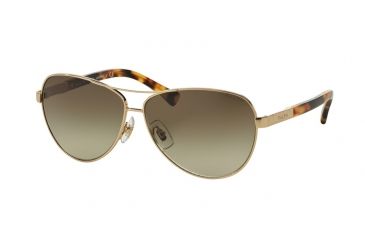 Image of Ralph RA4116 Single Vision Prescription Sunglasses RA4116-31388E-60 - Lens Diameter 60 mm, Frame Color Light Gold/tokyo Tortoise