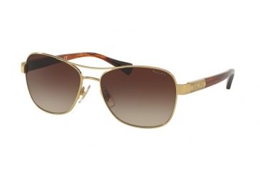 Image of Ralph RA4119 Progressive Prescription Sunglasses RA4119-321113-57 - Lens Diameter 57 mm, Frame Color Gold/ Striated Brown