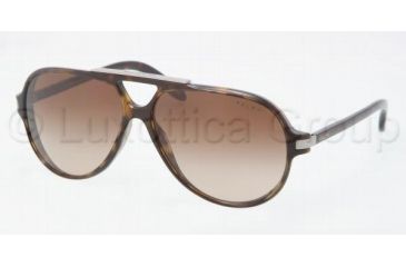 Image of Ralph RA5140 Sunglasses 510/13-5812 - Dark Tortoise Frame, Brown Gradient Lenses
