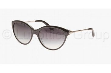 Image of Ralph RA5154 RA5154 Sunglasses 541/11-5616 - Black / Crystal Frame, Gray Gradient Lenses